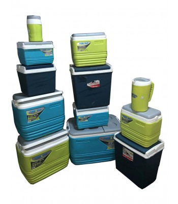 Small , Medium and Large Sized Cooler Boxes and Ice Chiller Jugs for Commercial and Home Use