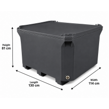  Mega 500 Litres Roto Mould Heavy Duty Ice Cooler Box for Meat & Fish Cold Transport 